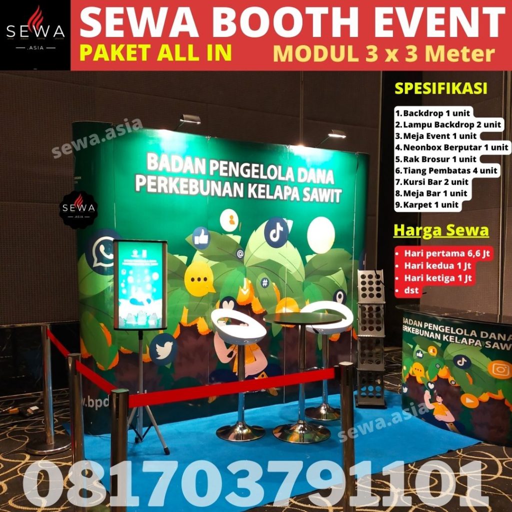 Sewa Booth Event Sawah Besar Jakarta Pusat